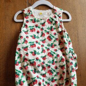 Boden Strawberry Romper 18-24 months